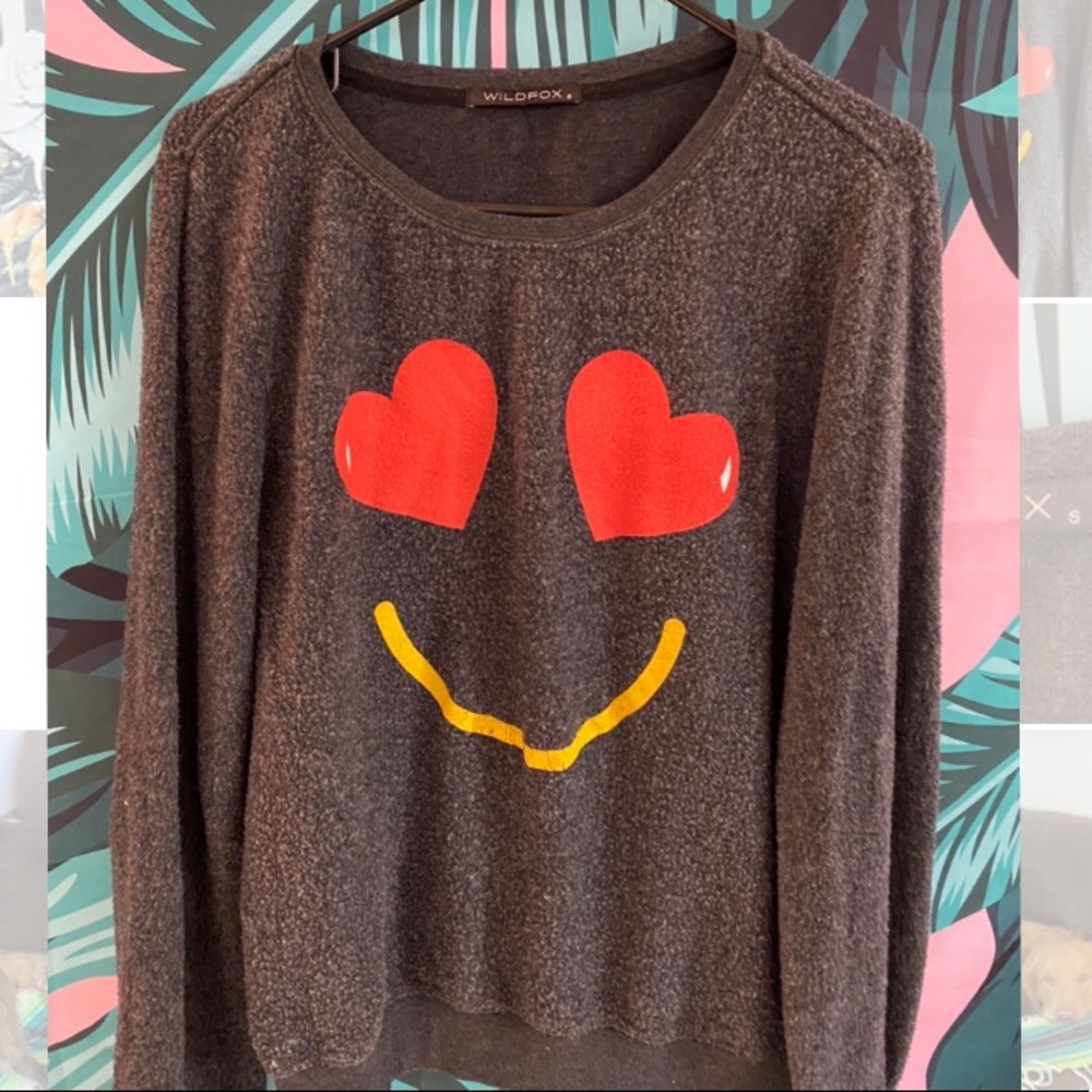 Wildfox smiley face sweater